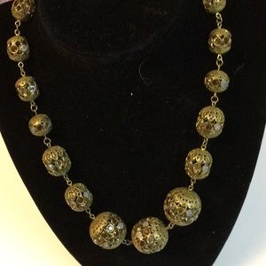 Bronze Crystal Sorrelli Necklace